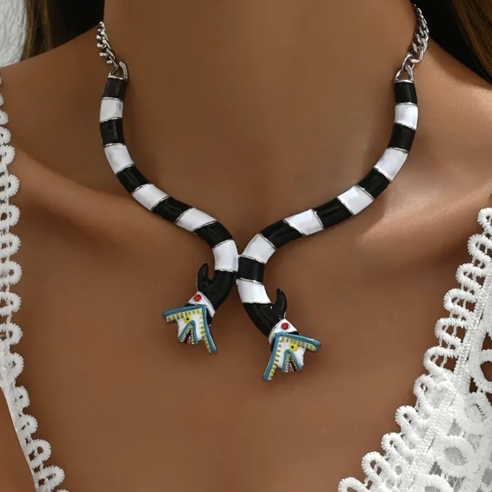 Beetlejuice "Sandworm" Necklace